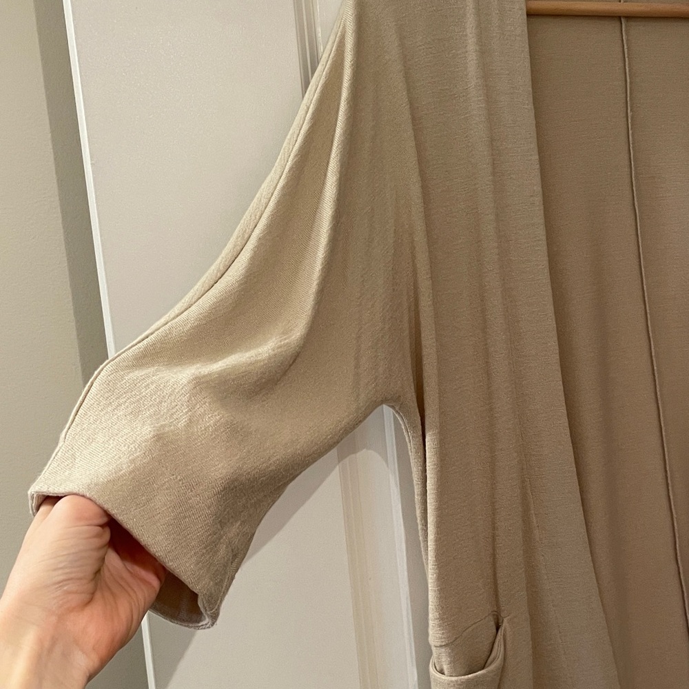Wilfred Cream Open-Front Cardigan - Picture 5 of 6